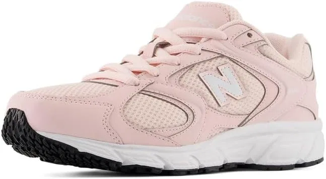 Детские кроссовки для девочек с шнуровкой New Balance, Shell Pink/Nb White