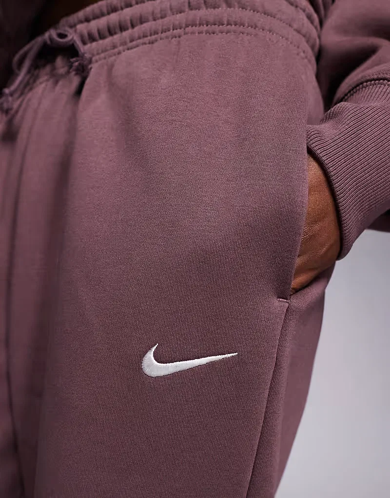 Штаны спортивные Phoenix Fleece Nike, коричневый — фото 3
