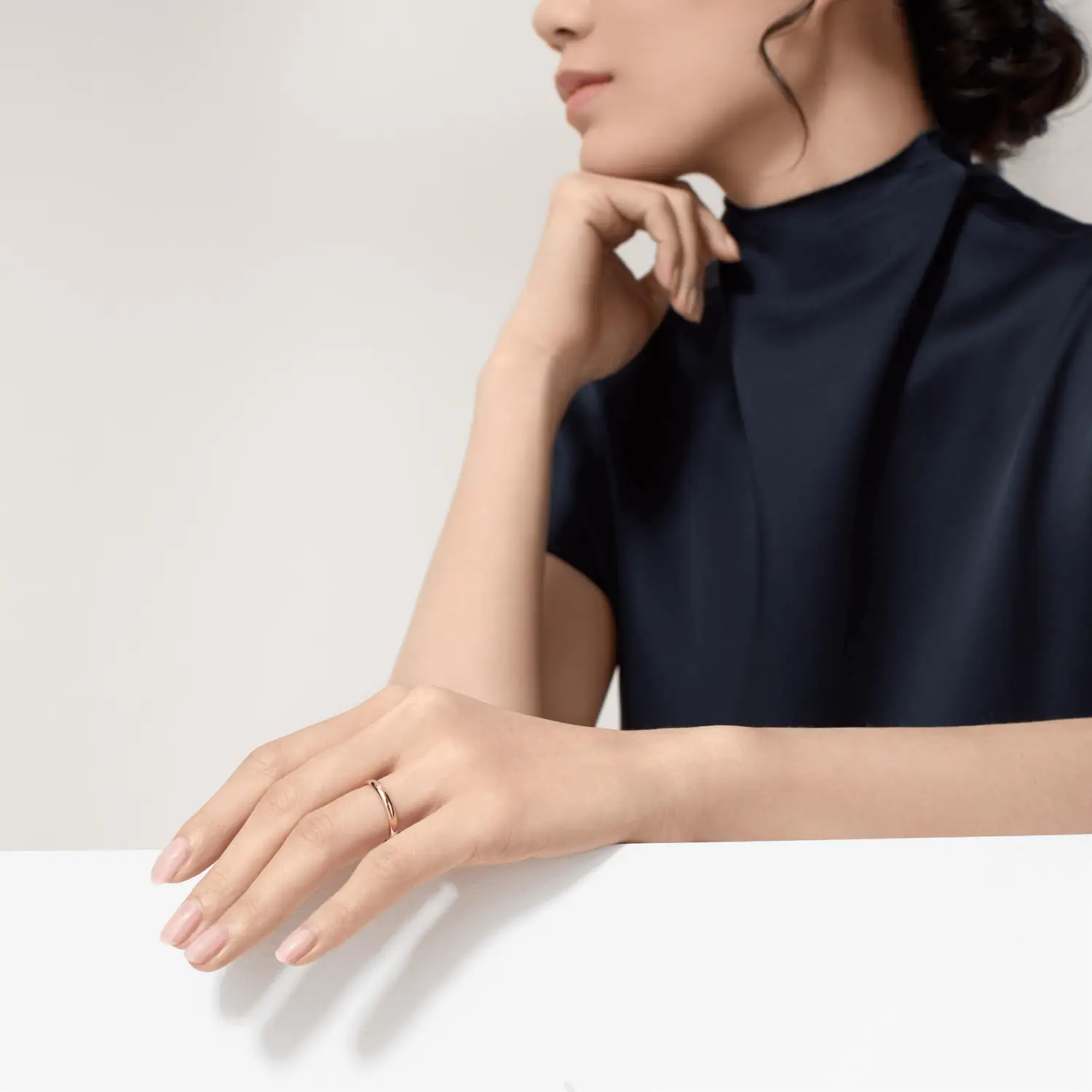 Обручальное кольцо Cartier 1895, желтое золото/бриллиант — фото 4