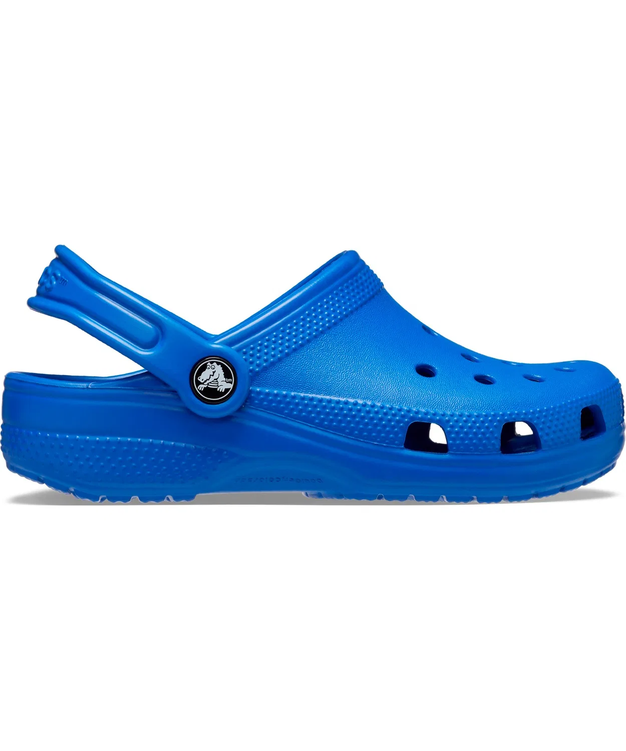 Детские сандалии-клоги с закрытым носком, без застежки, модель Classic Clog, crocs, Blue