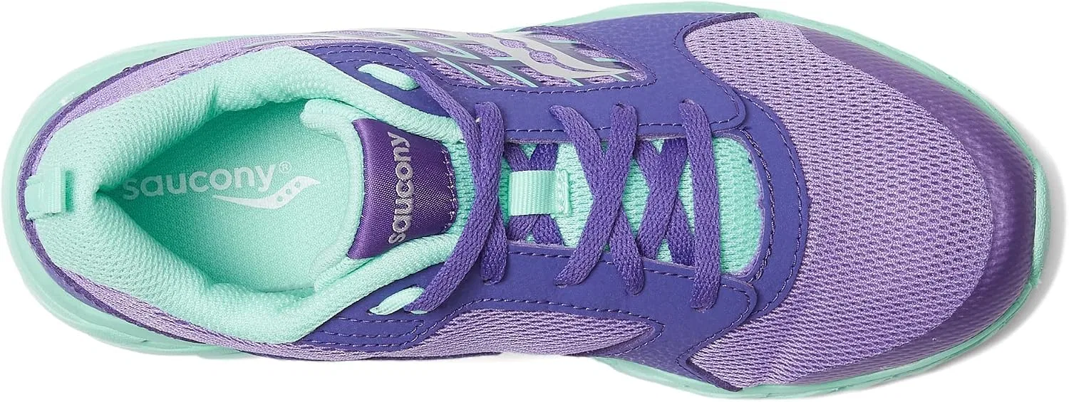 Детские кроссовки для девочек Wind 2.0 Saucony, Purple/Turq — фото 3