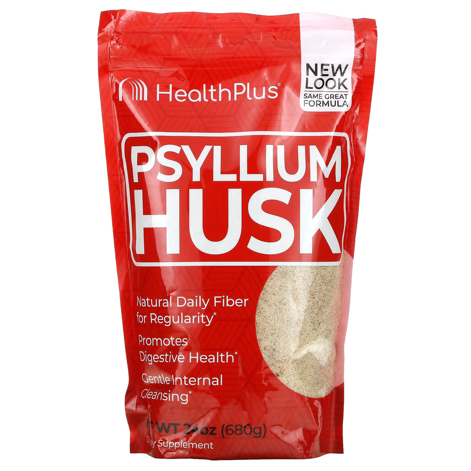 

Health Plus, 100 % чистая шелуха семян подорожника, 680 г (1,5 фунта)
