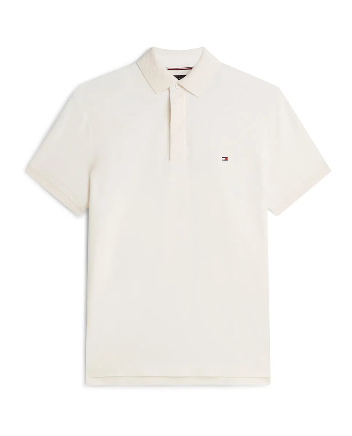 Мужское поло с жаккардовыми деталями Tommy Hilfiger, Crudo