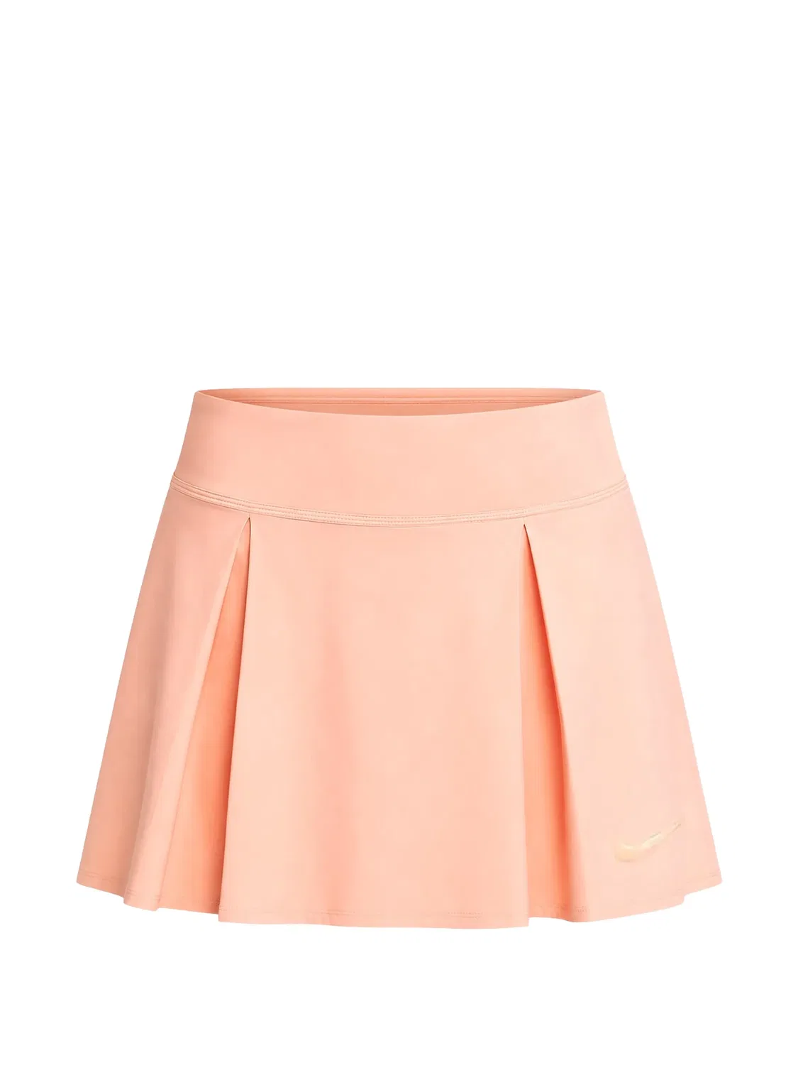 Юбка-клеш с плиссировкой Nike Kids, оранжевый