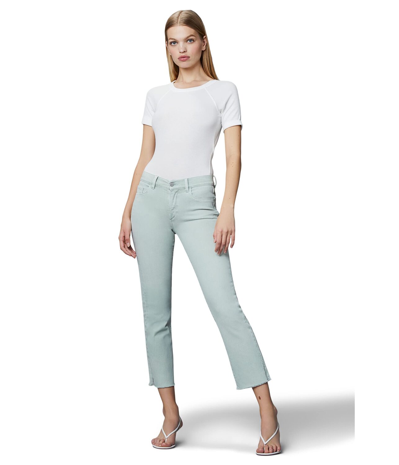 

Джинсы DL1961, Mara Straight Mid-Rise Instasculpt Ankle in Kiwi Raw