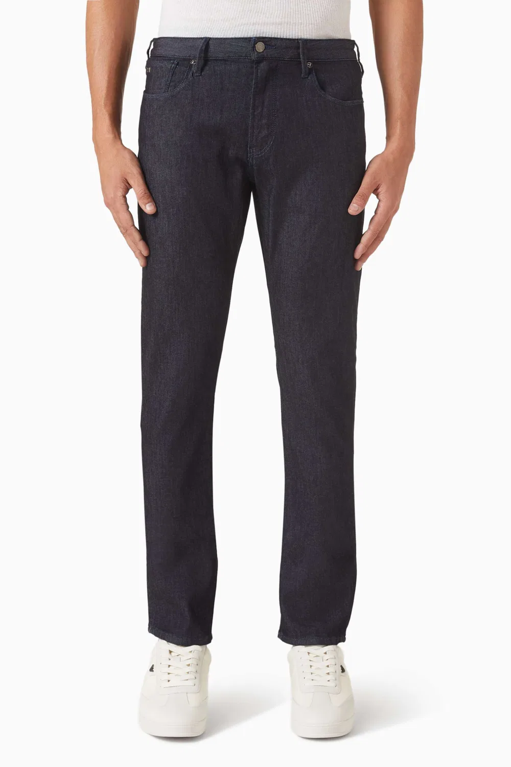 Джинсы слим синий Emporio Armani, синий