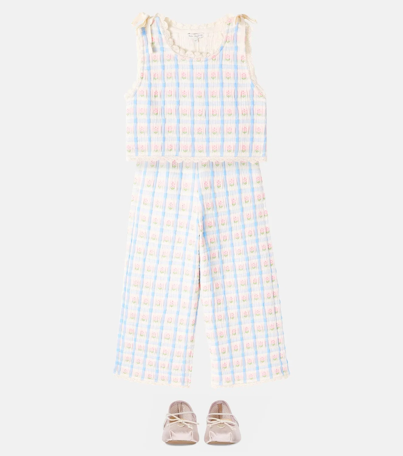 Вязаные брюки с принтом Zora Bebe Organic, мультиколор — фото 2