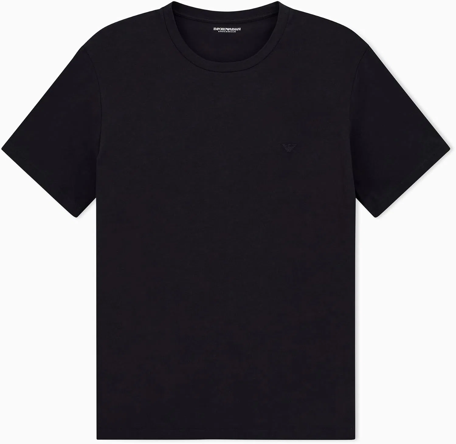Мужская футболка с логотипом Tonal Eagle Emporio Armani, Black