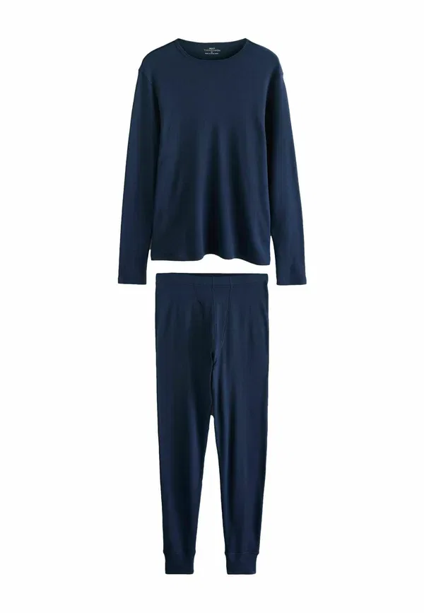 Комплект из футболки и нижней части, дышащий, Long sleeve fit set, Next, темно-синий