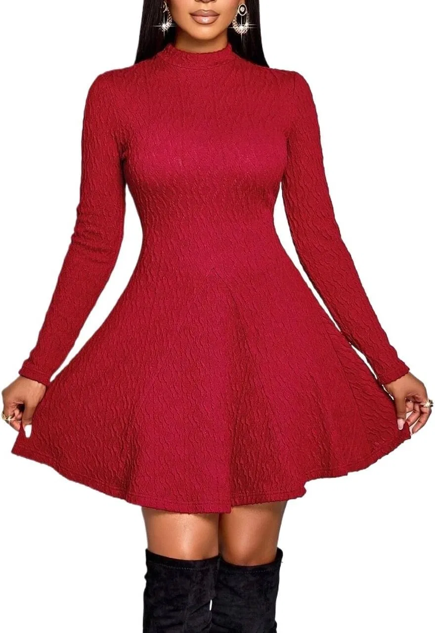 Женское платье A-силуэта Party, Red