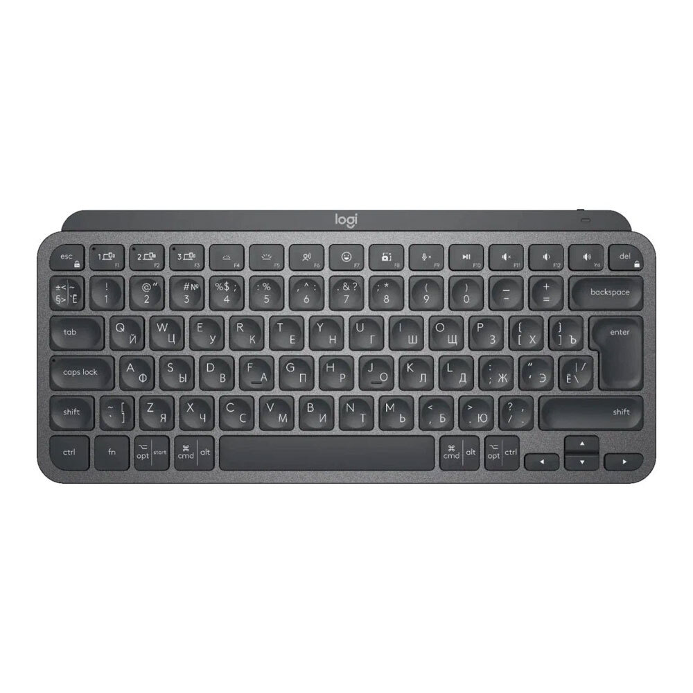 

Клавиатура Logitech MX Keys Mini, беспроводная, английская раскладка US, чёрный