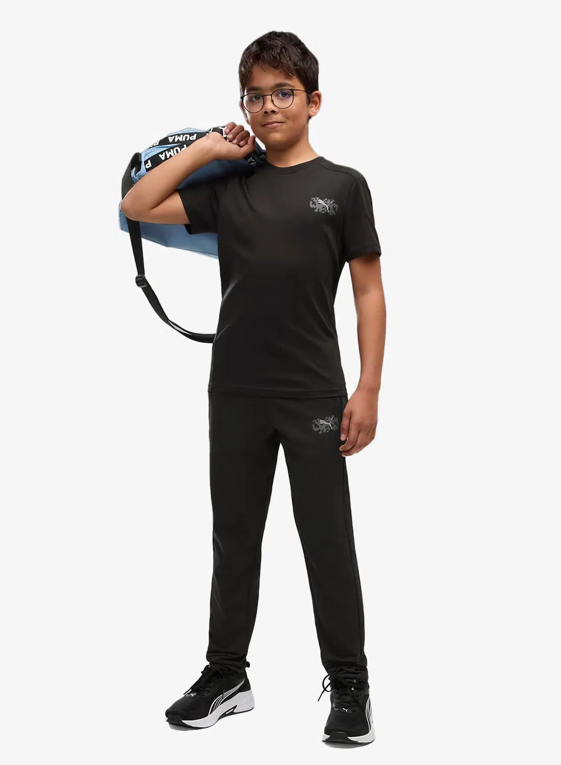 Футболка с принтом Youth Active Small Graphic Puma, черный — фото 3