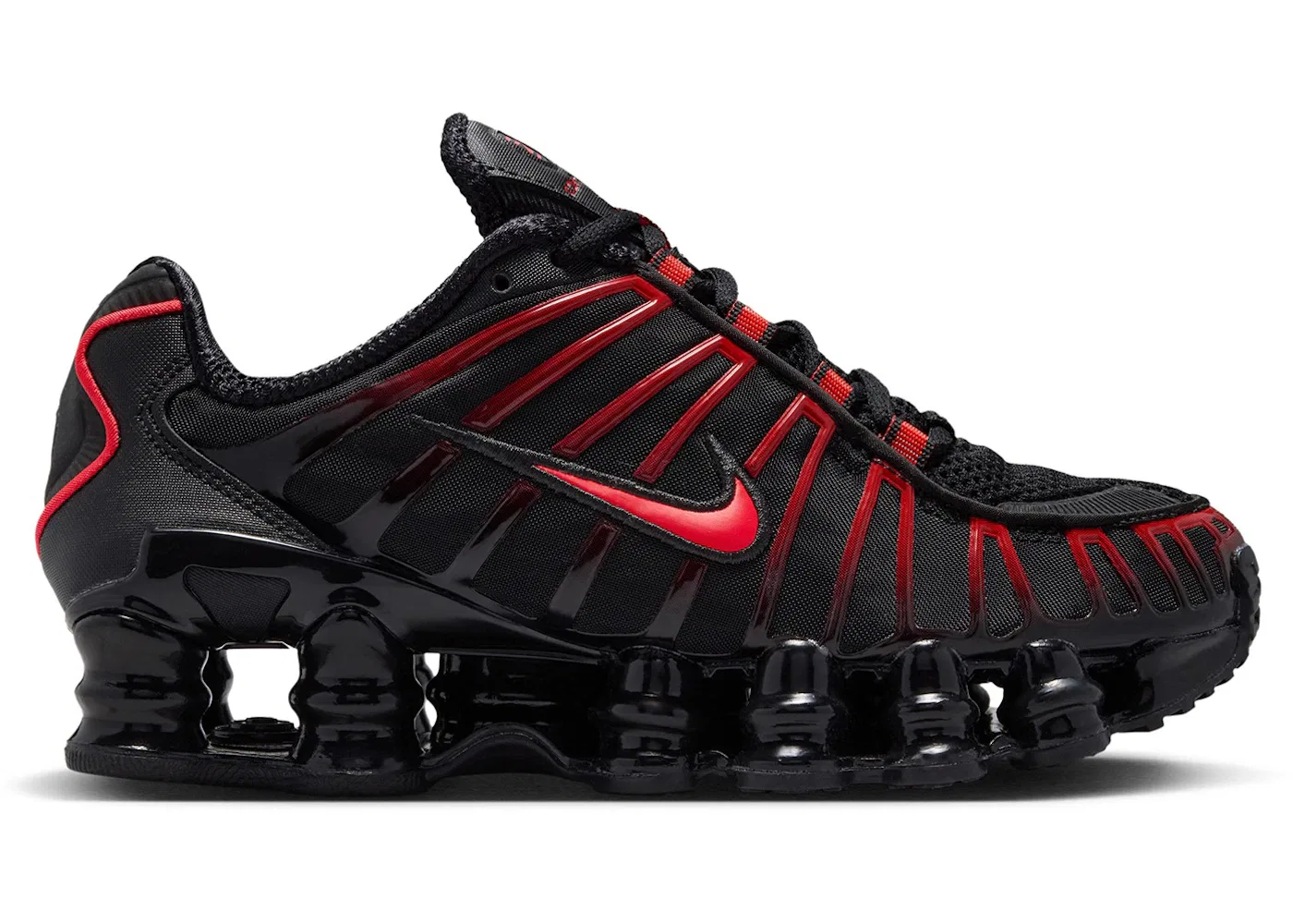 Детские кроссовки Lifestyle Nike Shox TL Nike, Black/Black/Light Crimson