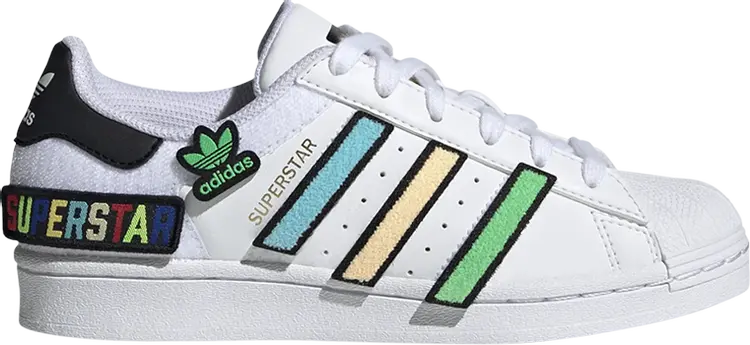 

Кроссовки Adidas Superstar J, белый