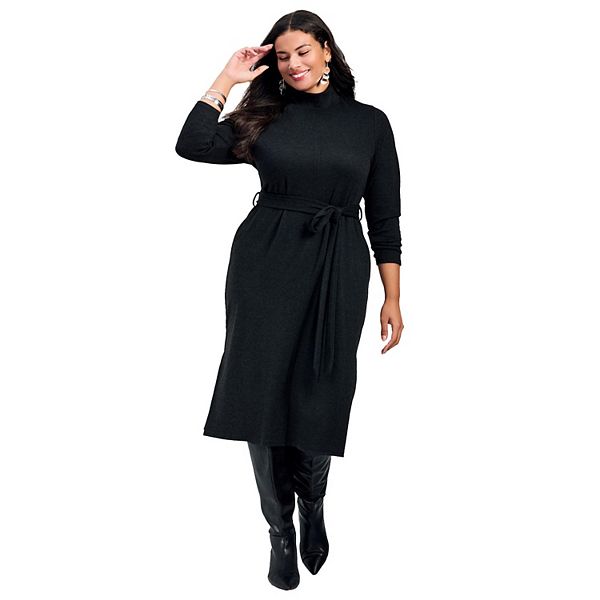 

Женское платье-свитер Ray of Light plus size Avenue, Black