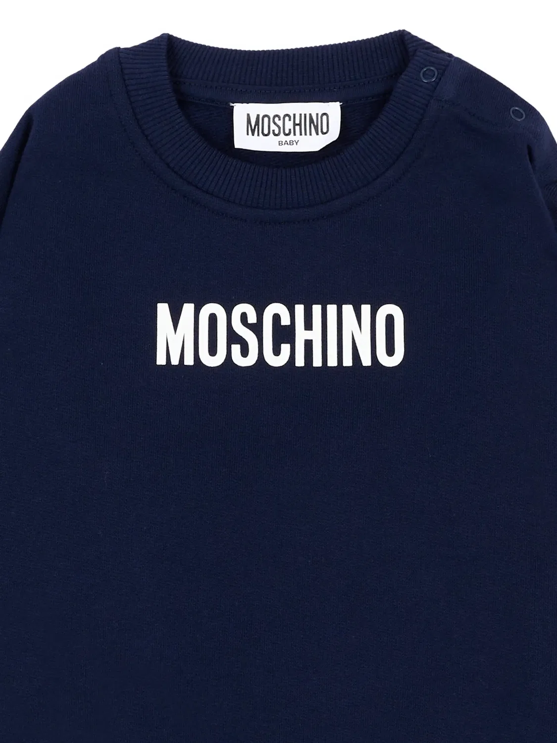 Moschino Свитшот с логотипом синий — фото 2