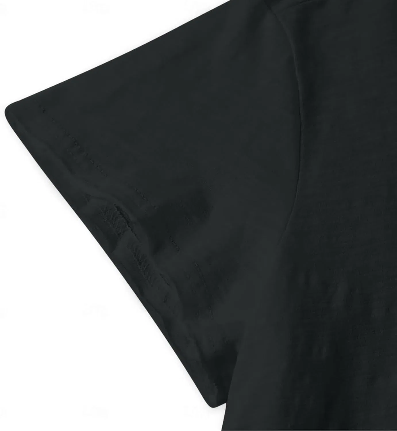 Мужская хлопковая футболка Regular Fit, Black — фото 3