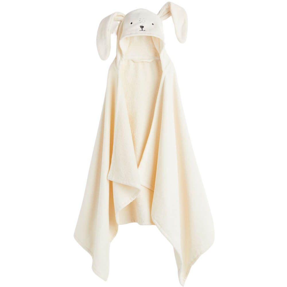 

Банное полотенце H&M Home With Hood Rabbit, белый