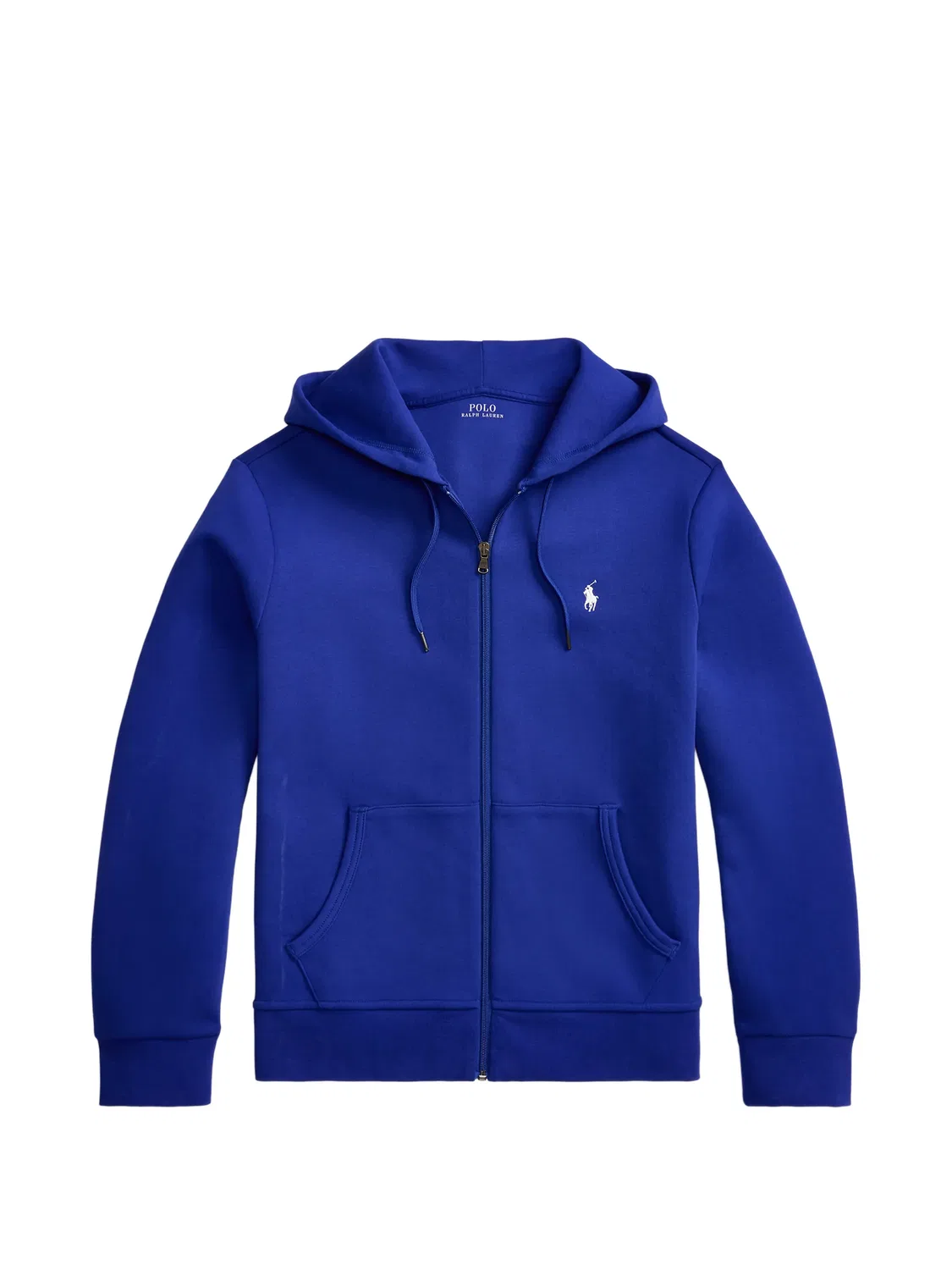 Polo Ralph Lauren Худи на молнии с вышитым логотипом, синий