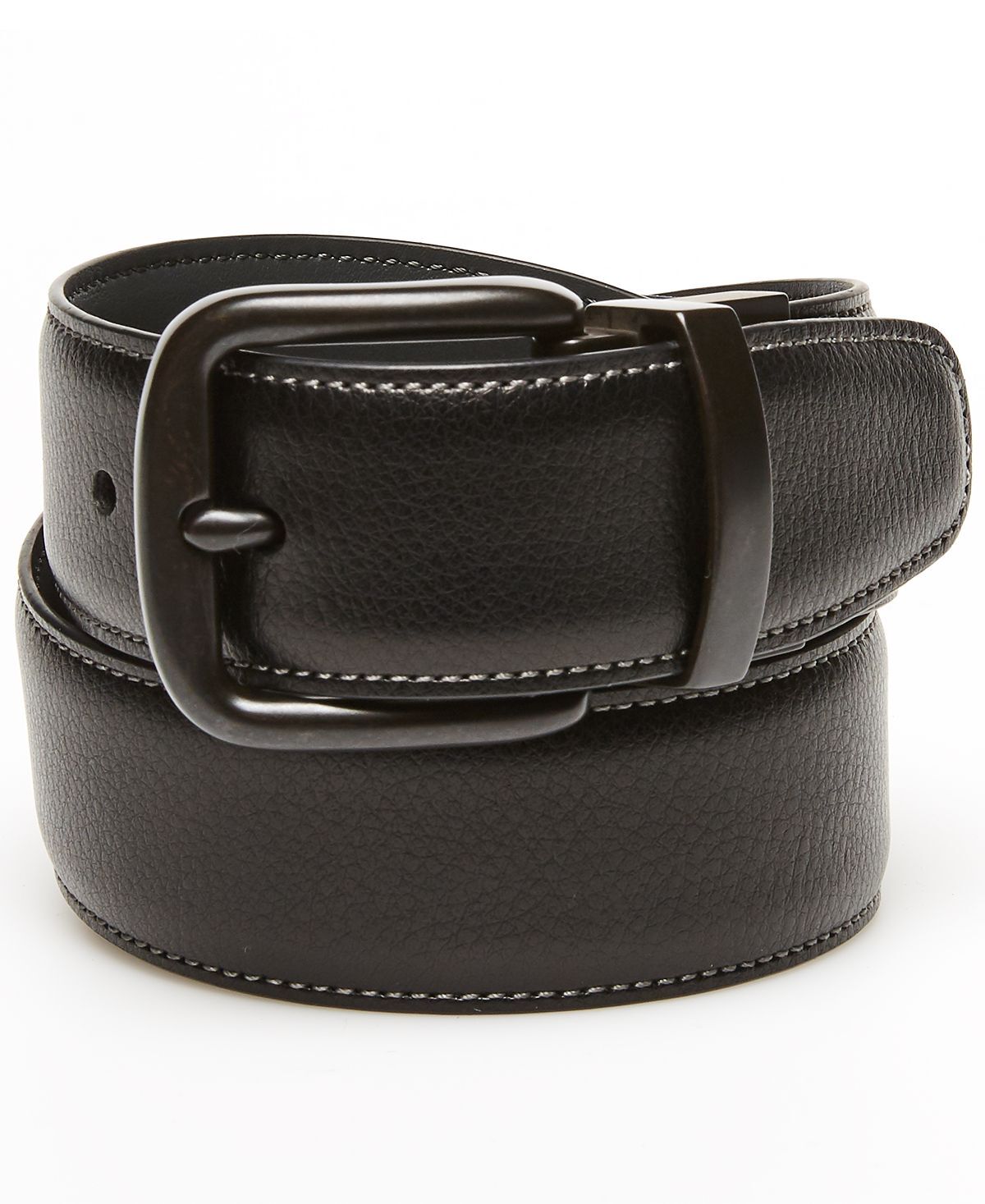 

Мужской двусторонний ремень с логотипом grey day Original Penguin, черный