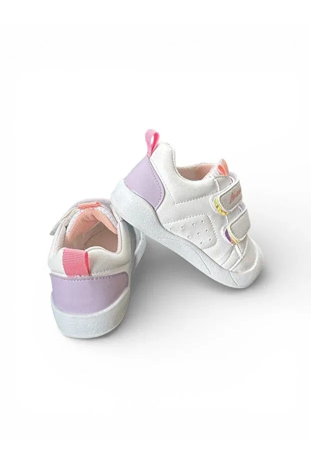 Детские туфли для девочек из искусственной кожи Macco Shoes, White — фото 3