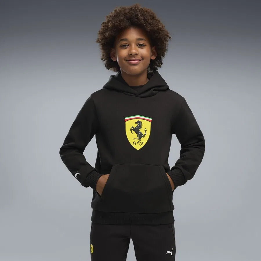 Толстовка PUMA 'Scuderia Ferrari' черного цвета — фото 2