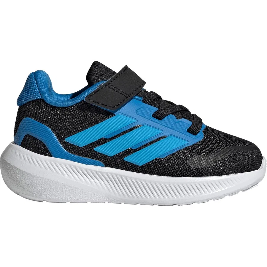 Детские кроссовки с шнуровкой Runfalcon 5 adidas, Черный