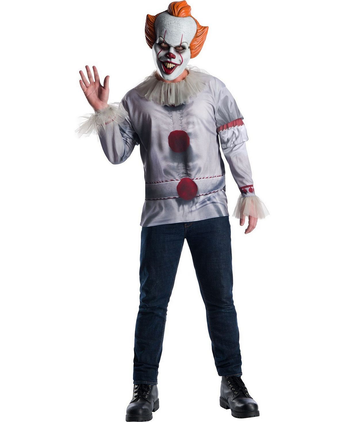 

Купитьсезонный мужской костюм it movie pennywise top BuySeasons, серый
