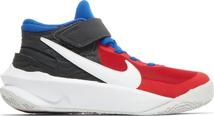 

Кроссовки Nike Team Hustle D10 FlyEase GS 'University Red Game Royal', красный