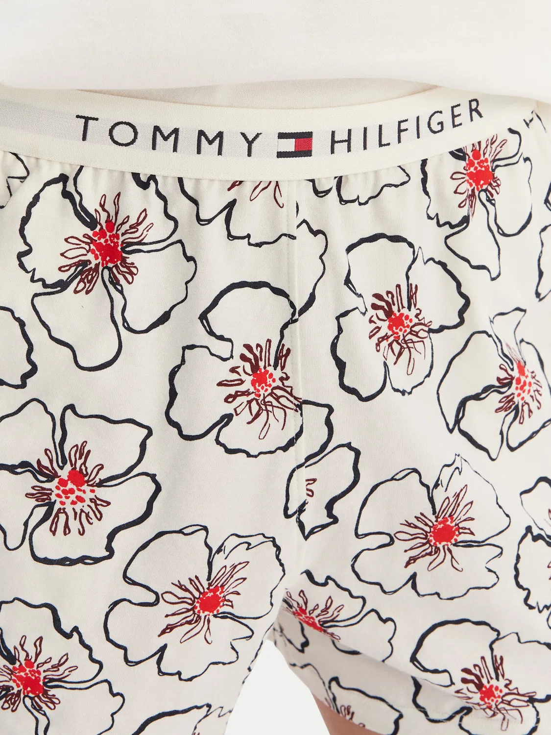 Женская пижама стандартного кроя Tommy Hilfiger, бежевый — фото 3