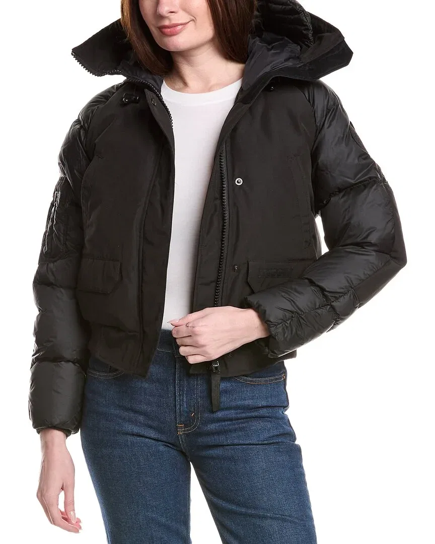 Женский пуховик-бомбер Canada Goose Paradigm Chilliwack, черный