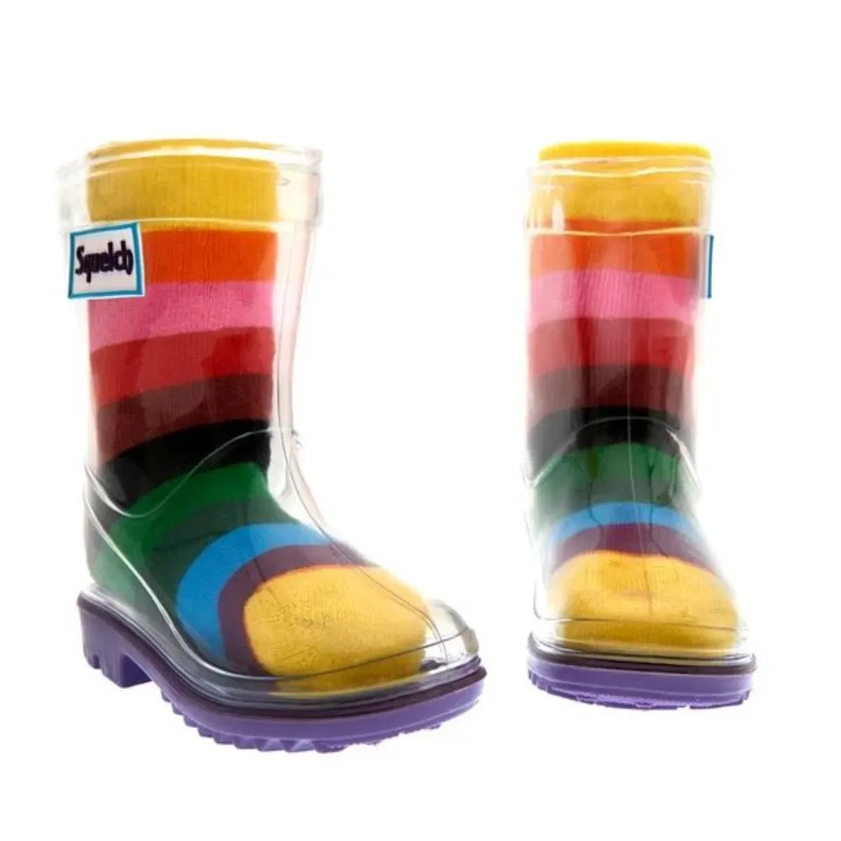Детские сапожки-носки Squelch Wellies, Multi — фото 2