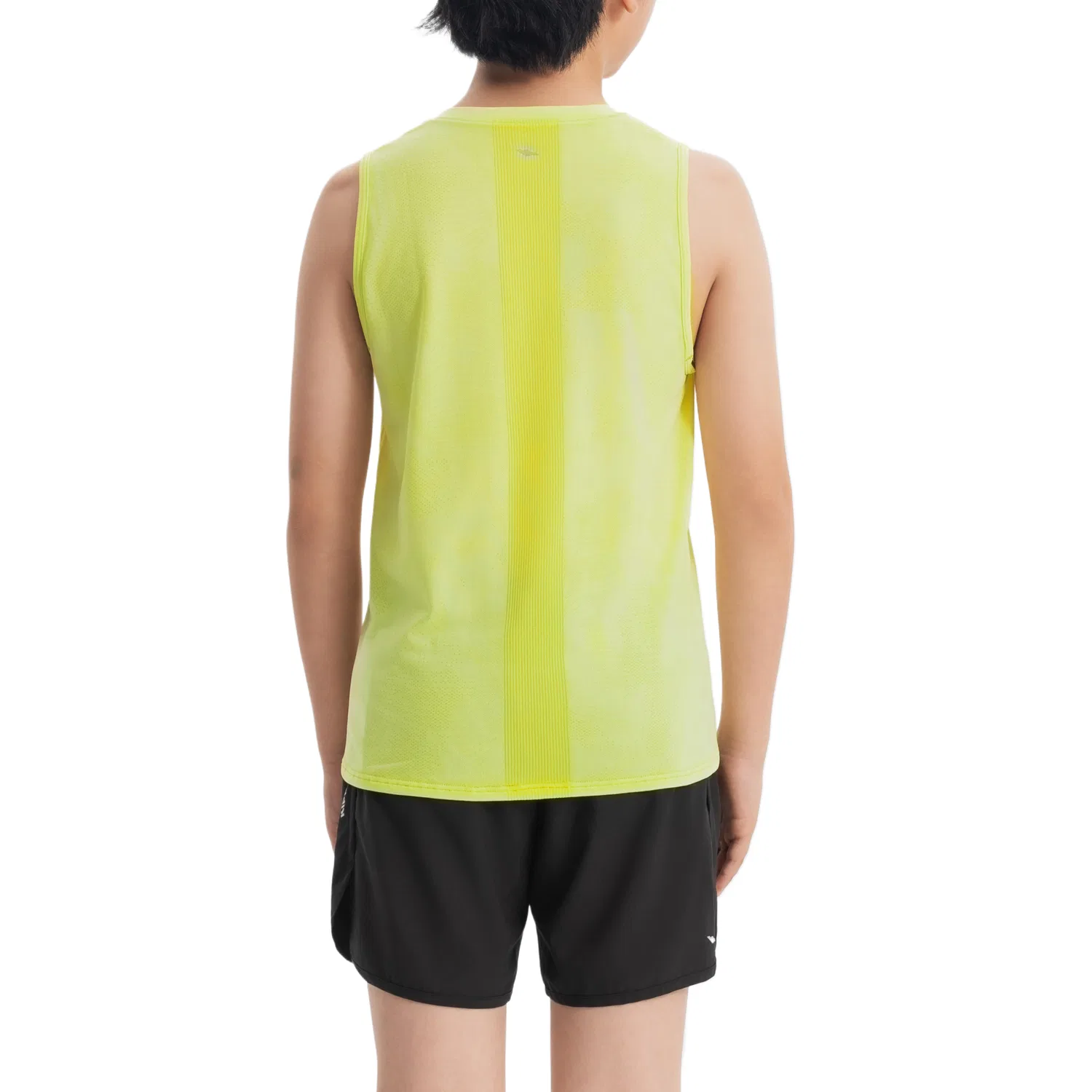 Детская майка без рукавов DECATHLON, Light Lemon/Lime Green — фото 3
