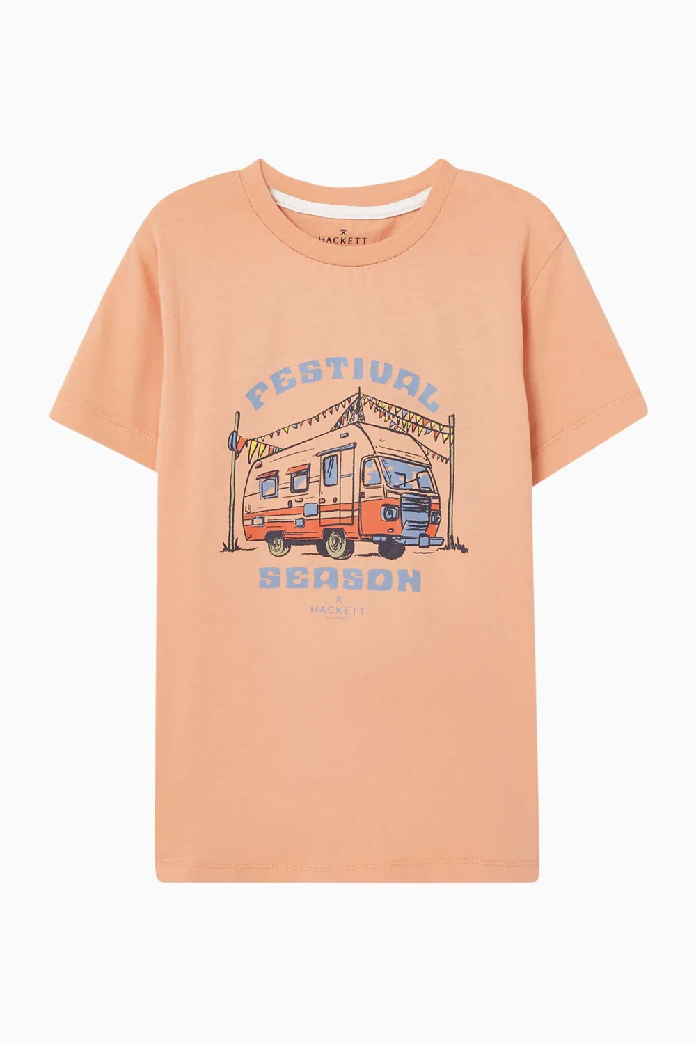 Футболка с принтом Festival Camper Hackett London, оранжевый