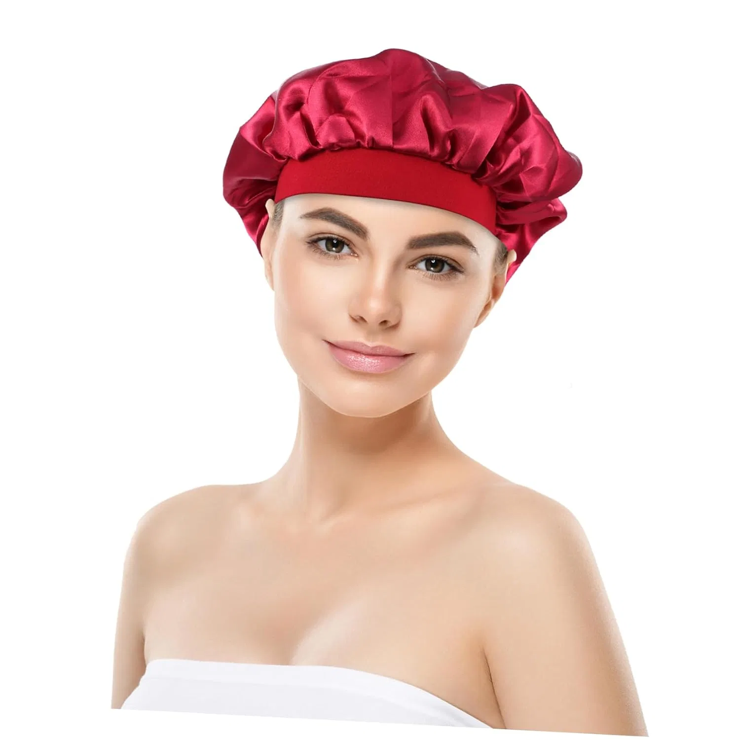 Шапочка для душа Satin Night Cap FRCOLOR, набор 12 шт, 31x31 см, As shown — фото 2