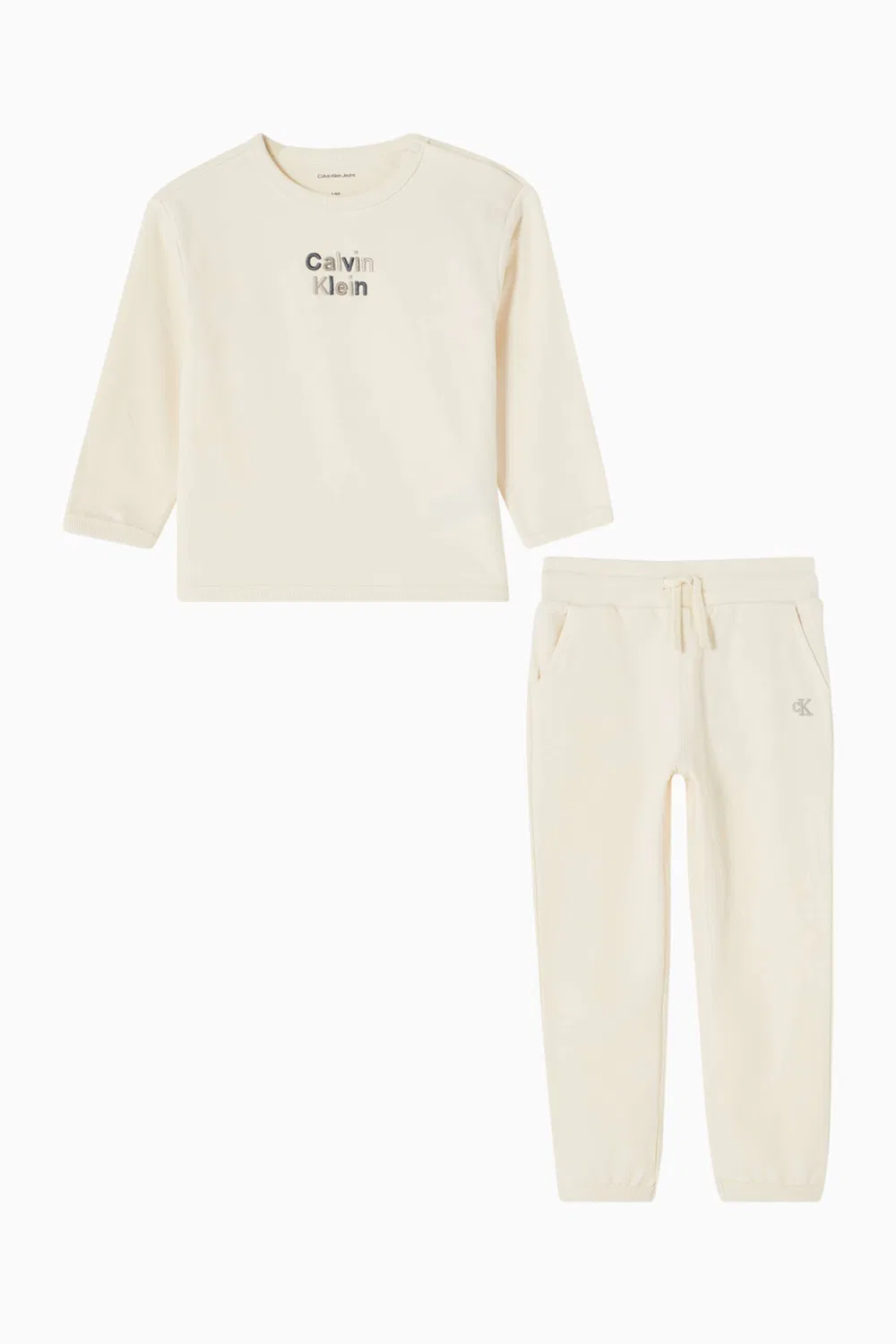 Комплект спортивный из хлопка Match Back Calvin Klein, белый — фото 2