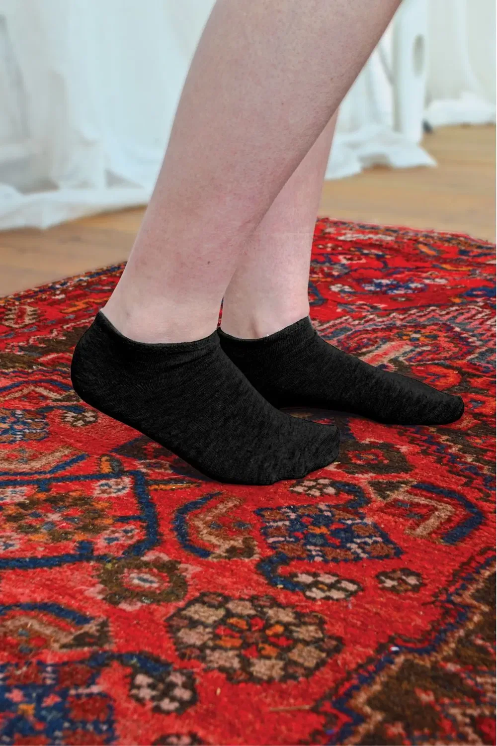 12 пар хлопковых дышащих носков Sock Snob, White — фото 4