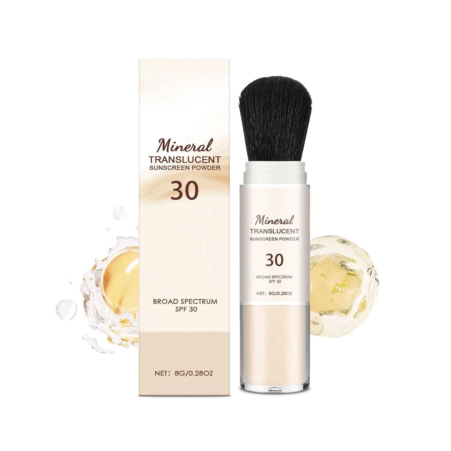 Минеральная солнцезащитная пудра SPF 30, BAInuai, 8g