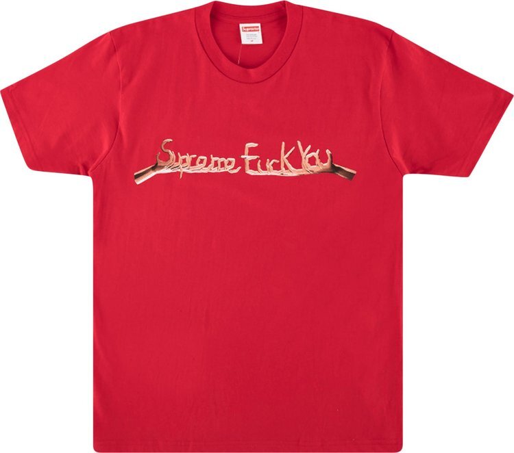 

Футболка Supreme f*ck You Tee 'Red', красный