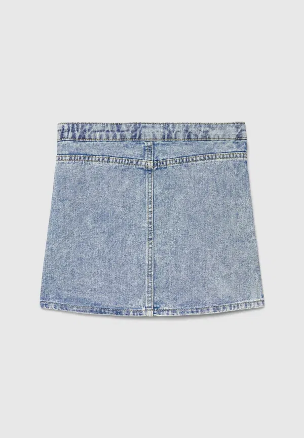 Юбка деним A-line skirt Terranova, Blu Denim Chiaro, светло-голубой — фото 2