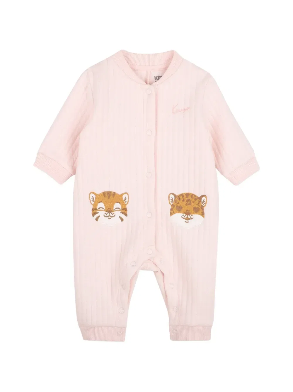Комплект с нашивкой Kenzo Kids, розовый — фото 3