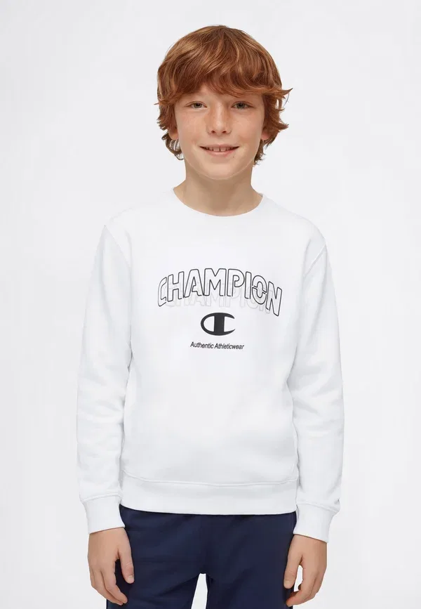 Комплект с круглым вырезом - толстовка Champion, белый — фото 3