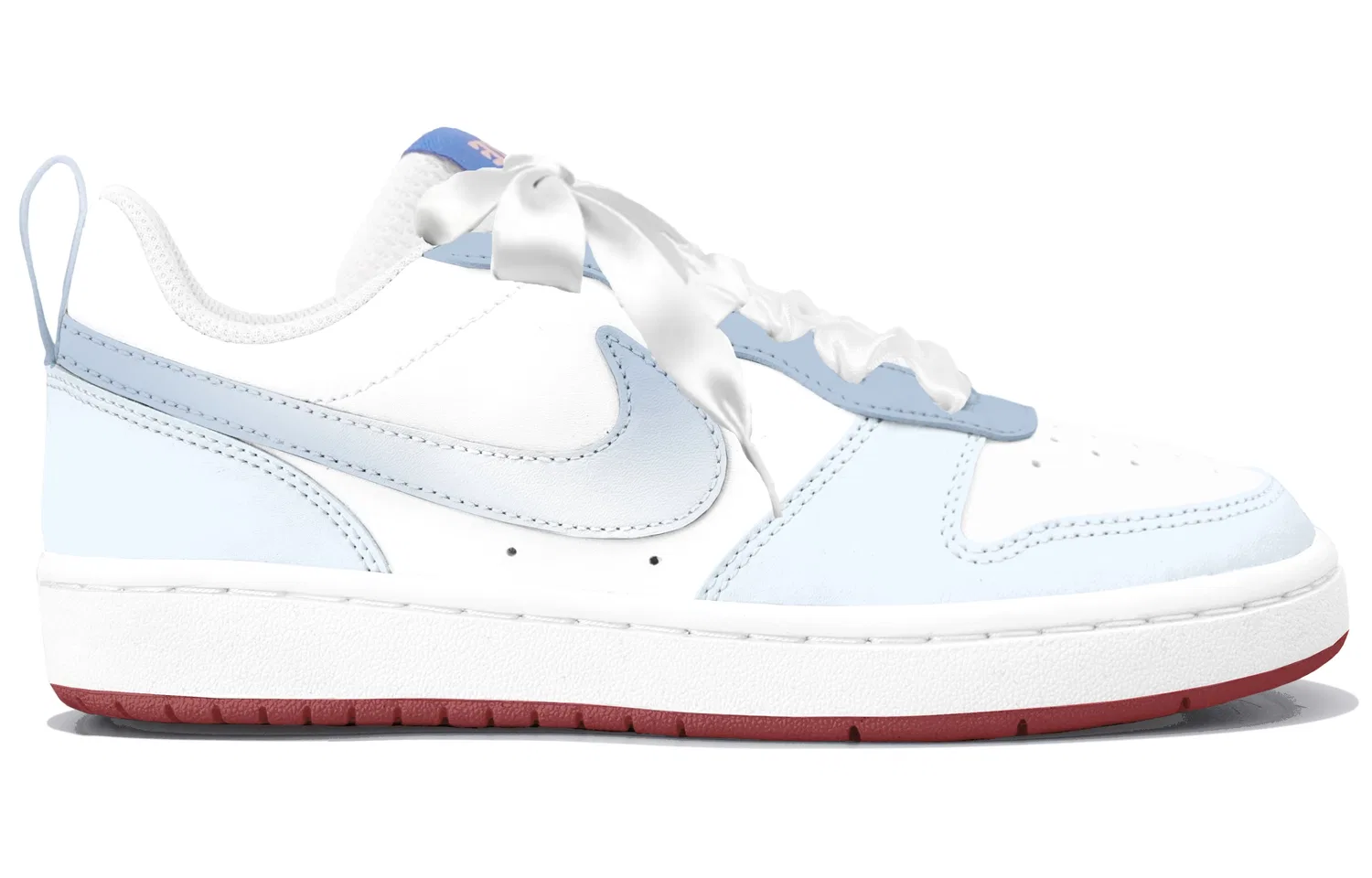 Детские кроссовки для скейтбординга с низким верхом Nike Court Borough 2, Blue — фото 4