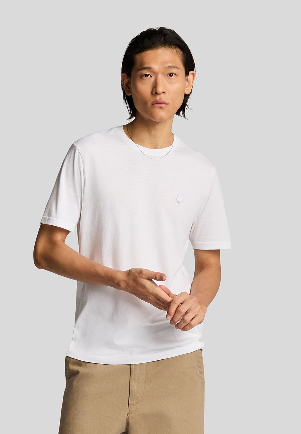 

Базовая футболка SUPERFINE Lyle & Scott, белый