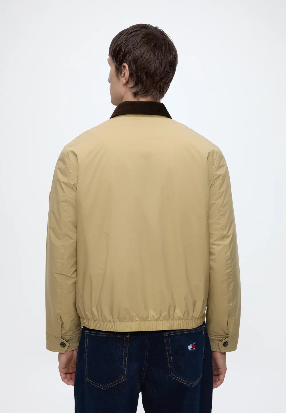 Излишки стеганой куртки-бомбера из плюща Tommy Hilfiger, Western Khaki — фото 3