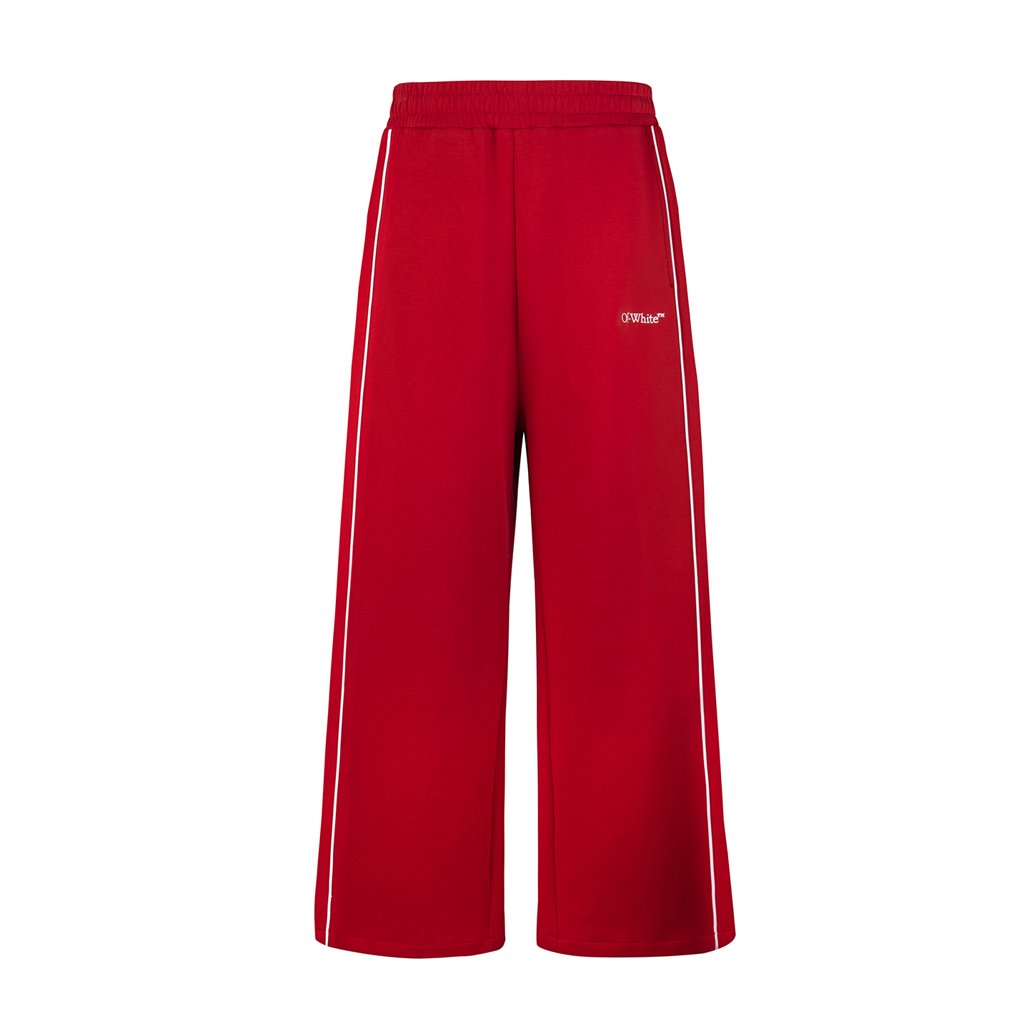 OFF-WHITE OFF WHITE Casual Pants Unisex красные умеренно широкие брюки — фото 3