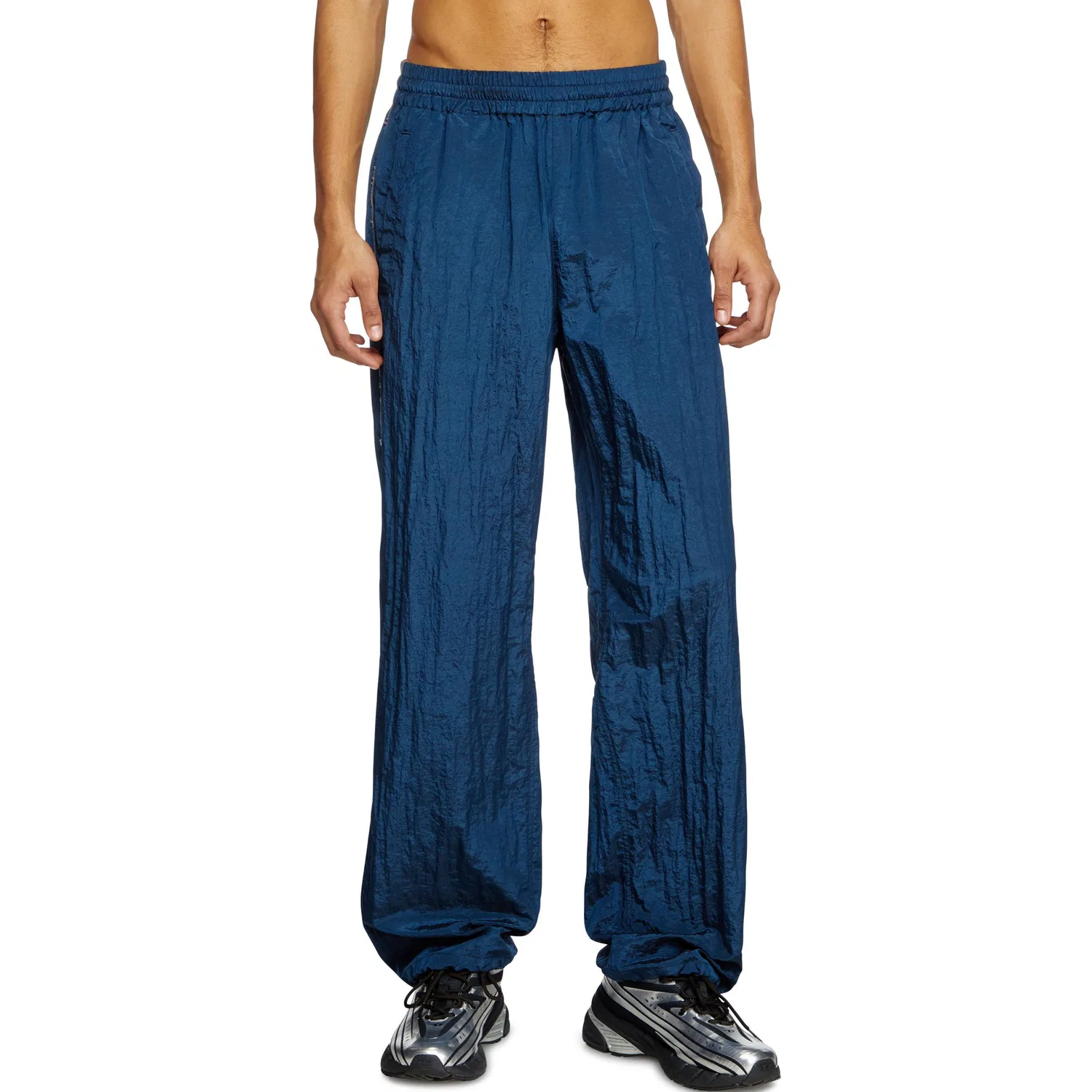 Мужские спортивные брюки из трикотажа DIESEL, Blue — фото 4