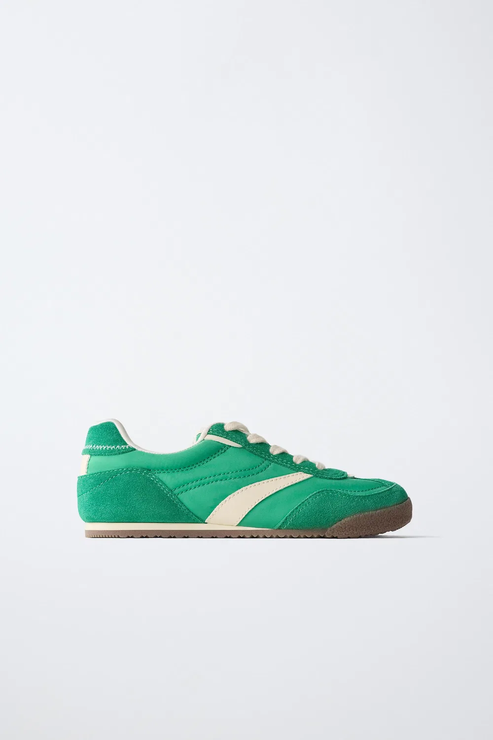 Кроссовки с тонкой подошвой ZARA, Green