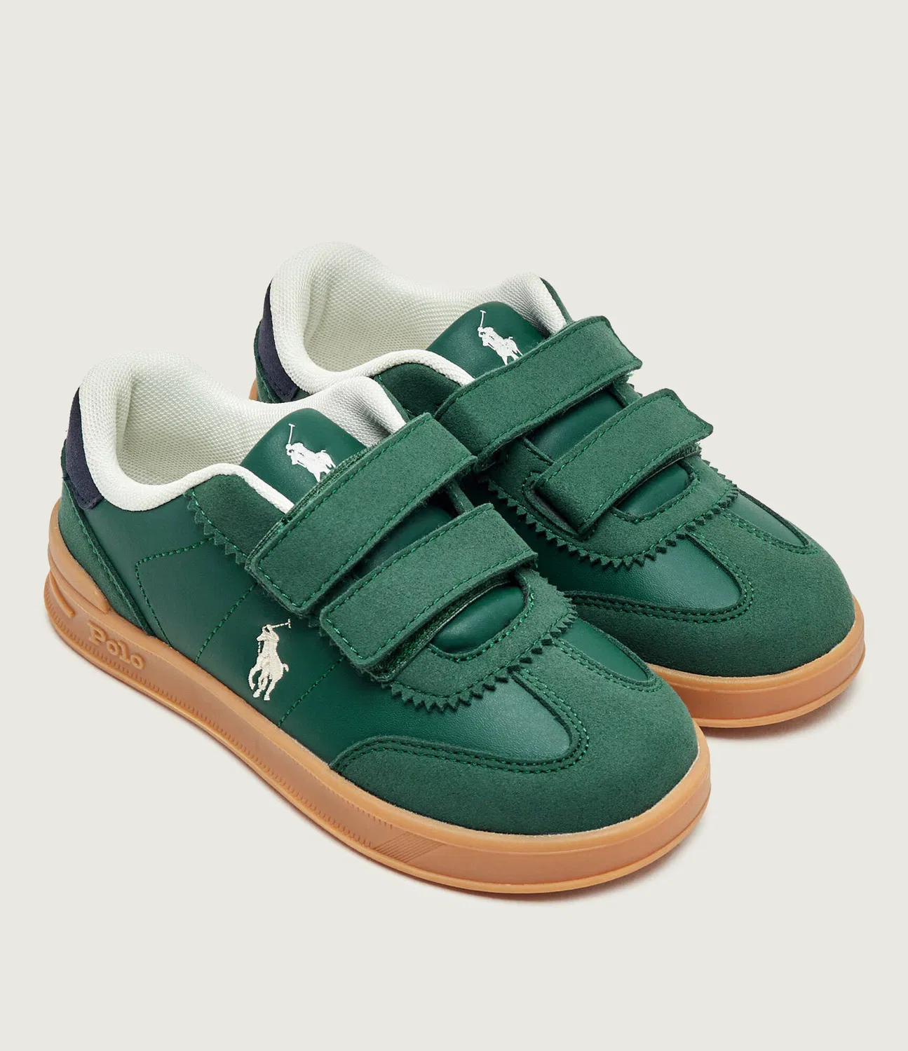 Кроссовки Hollis Ez Polo Ralph Lauren, Verde Bottiglia — фото 2