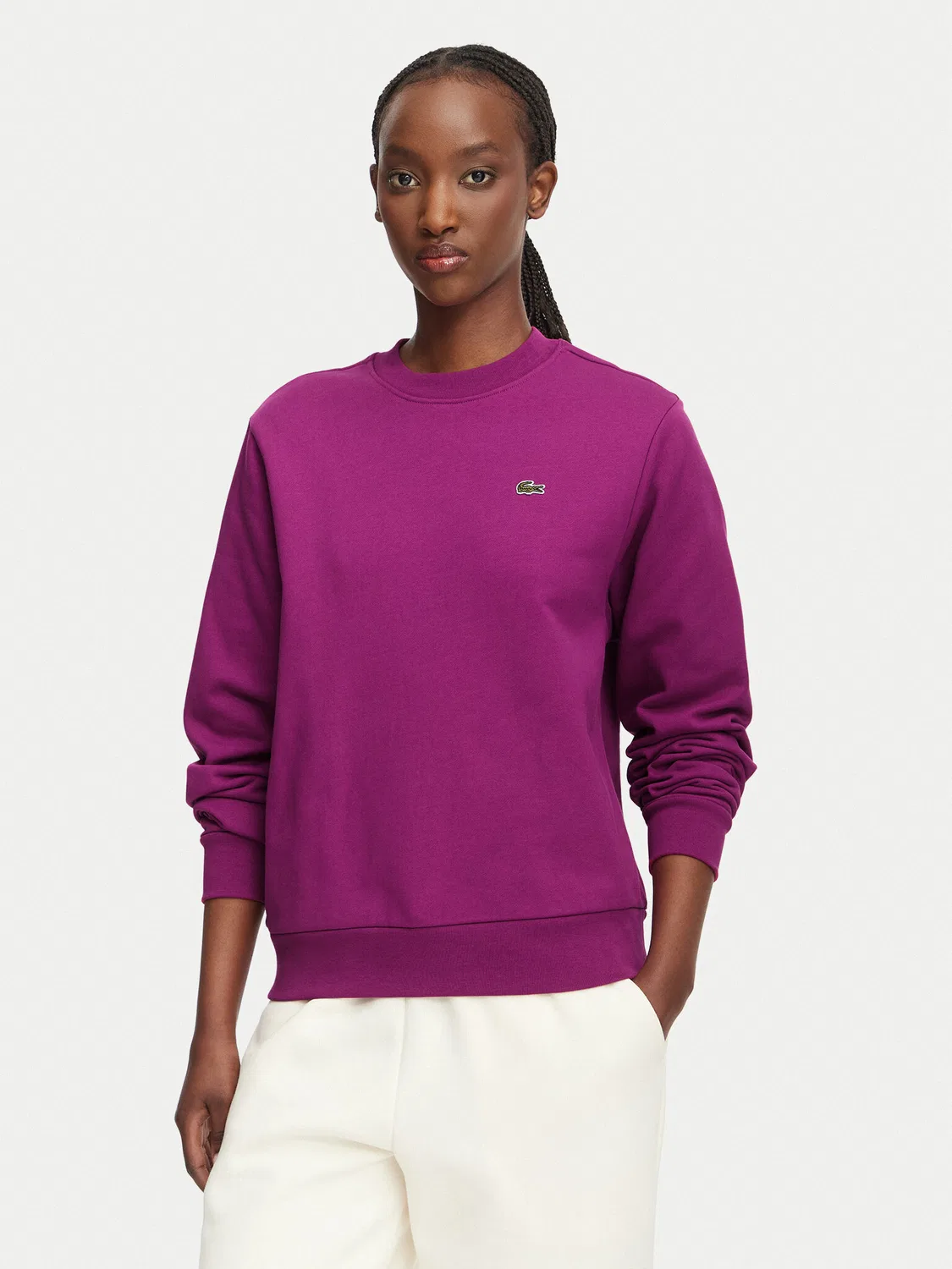 Женская толстовка стандартного кроя Lacoste, розовый